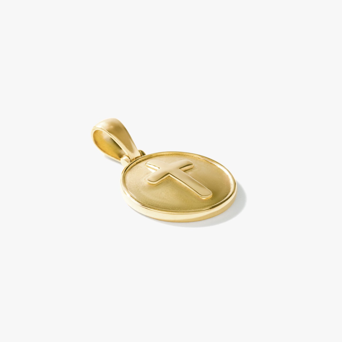 Cross Charm in 10K Yellow Gold