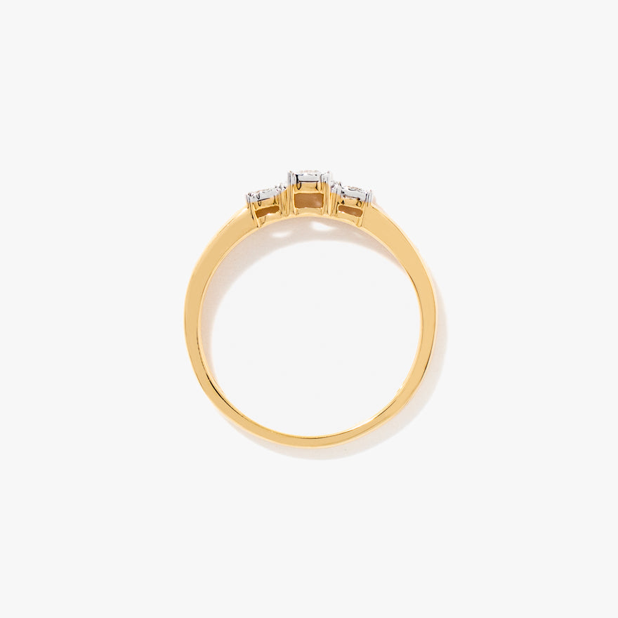 Diamond Anniversary Ring in 10K Yellow Gold (0.25ct tw)