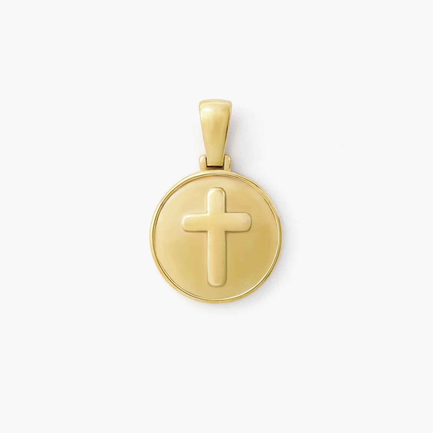 Cross Charm in 10K Yellow Gold