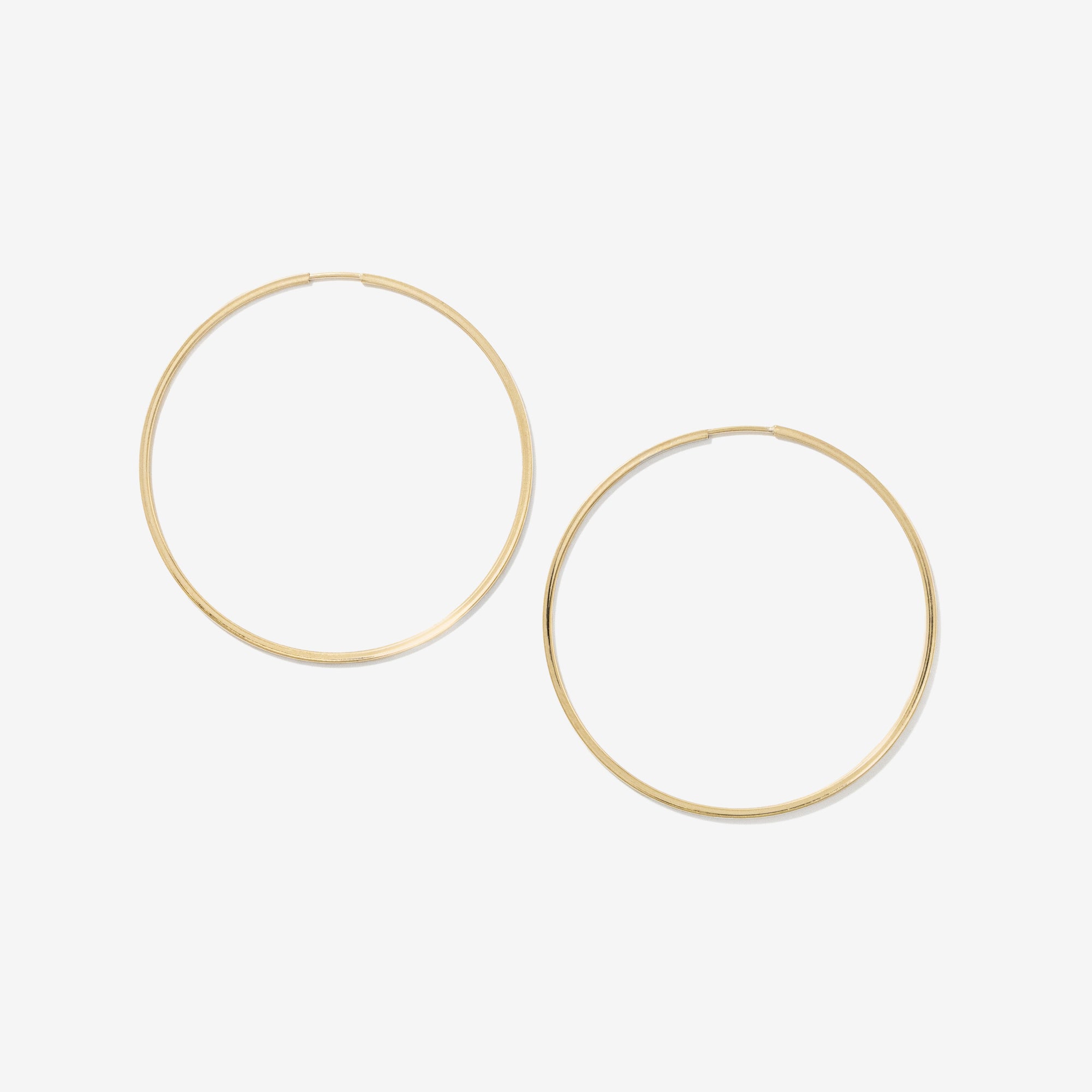 1x35mm Square Tube Sleeper in 10K Yellow Gold