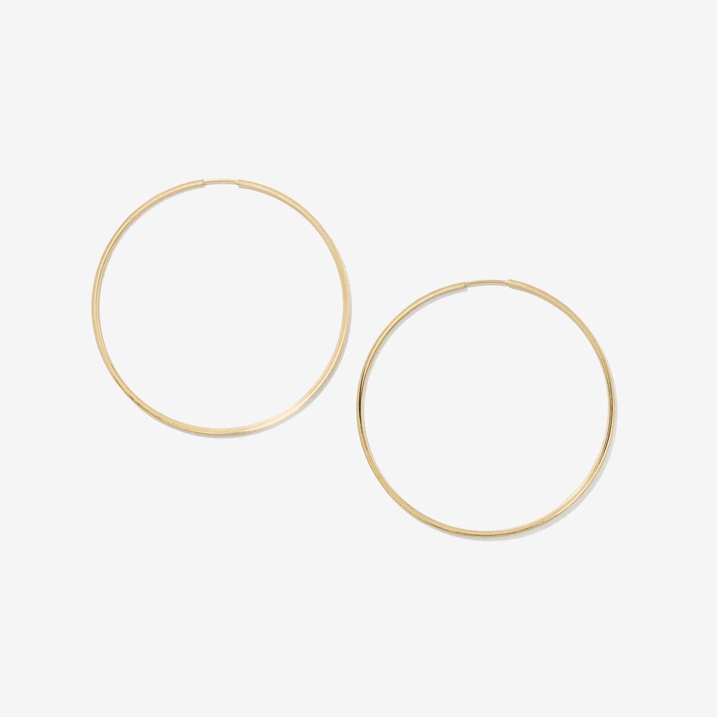 1x35mm Square Tube Sleeper in 10K Yellow Gold