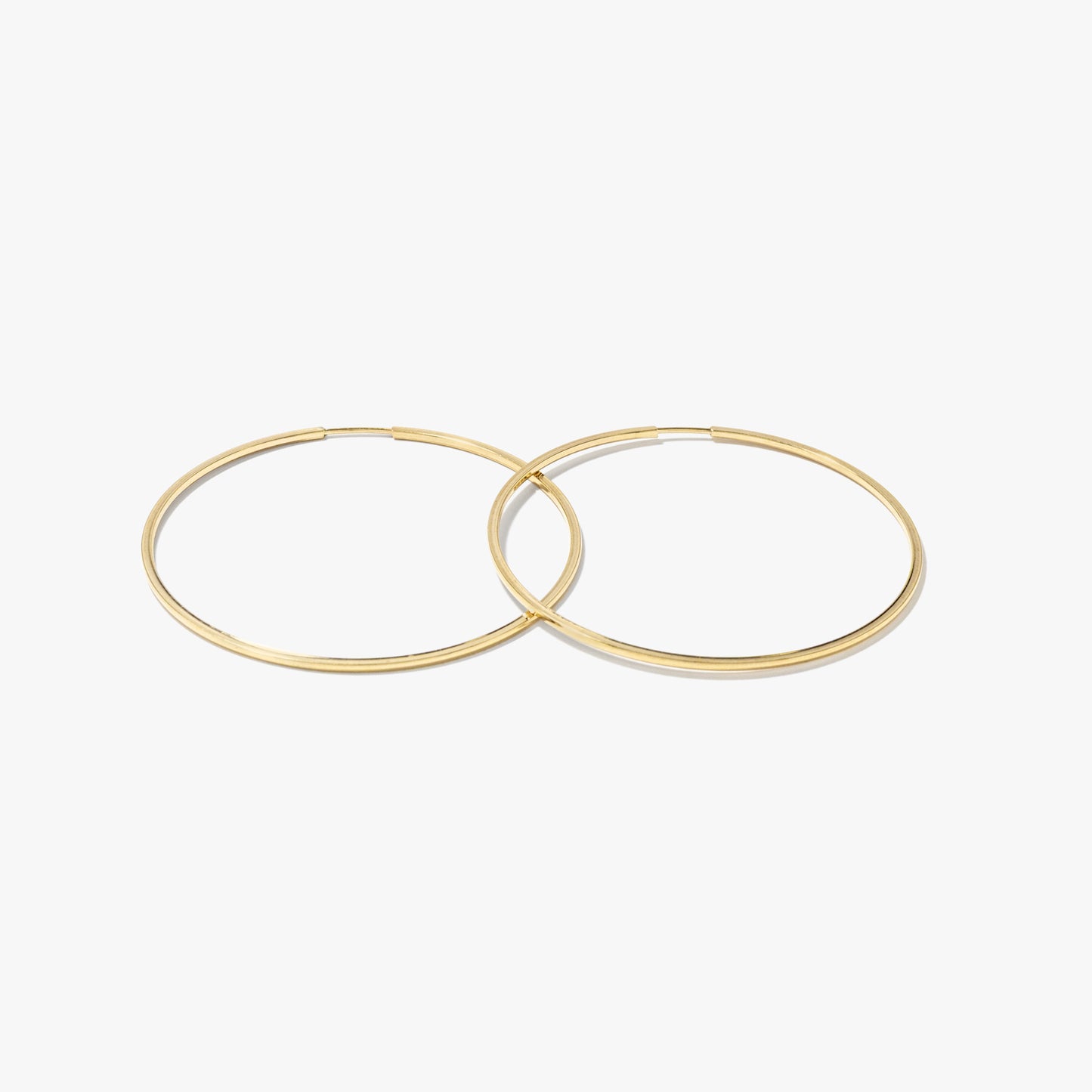 1x35mm Square Tube Sleeper in 10K Yellow Gold