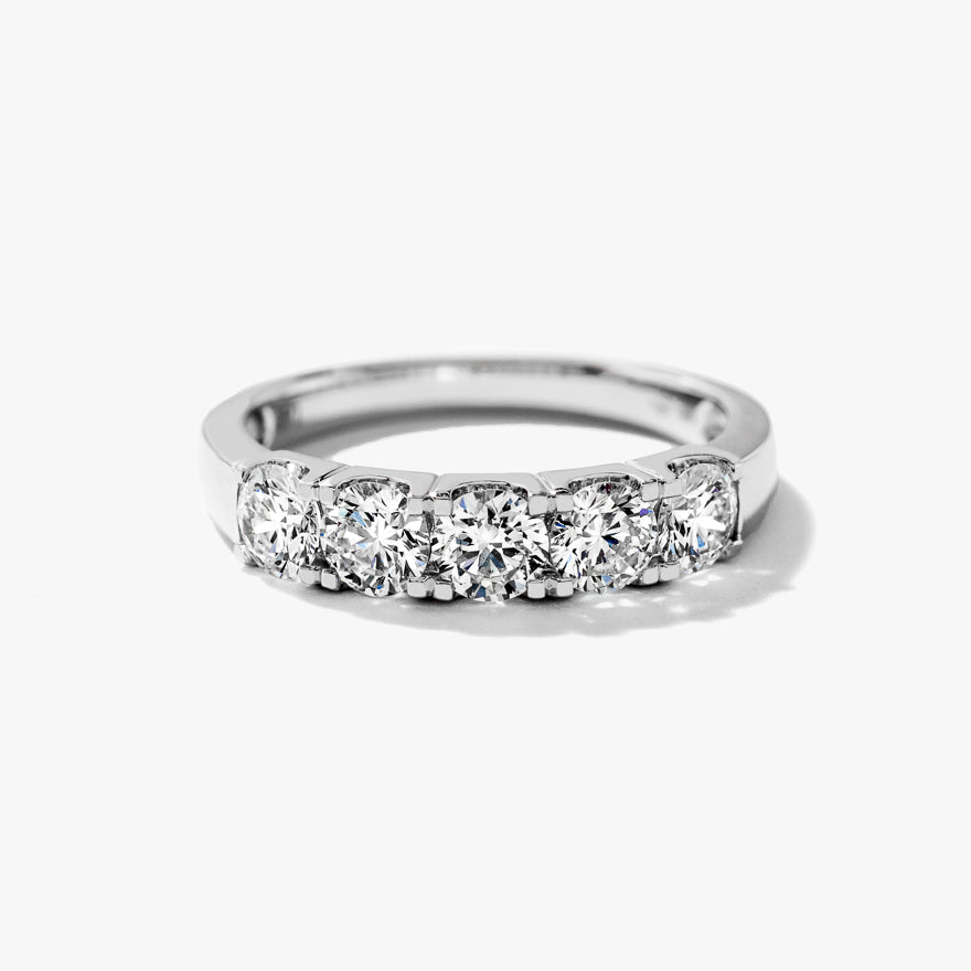 Lab Grown Diamond Anniversary Band 14K White Gold (1.00 ct tw)