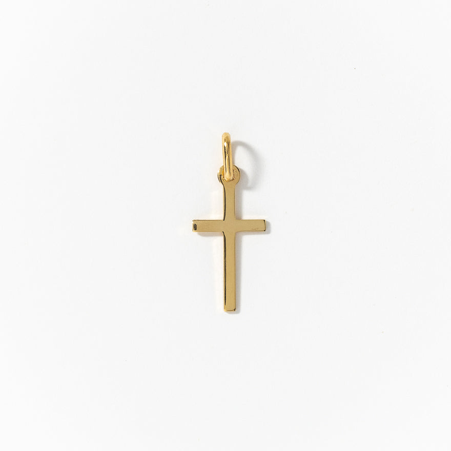 Cross Pendant in 10K Italian Yellow Gold