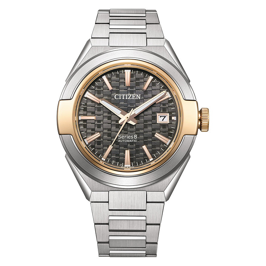 Citizen Series8 870 Gray Dial Stainless Steel Bracelet Automatic Watch | NA1034-51H