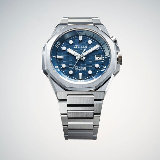 Citizen Series8 890 Blue Dial Stainless Steel Bracelet Automatic Watch | NB6060-58L