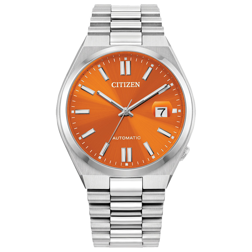 Citizen Automatic Tsuyosa Orange Dial Watch | NJ0151-53Z