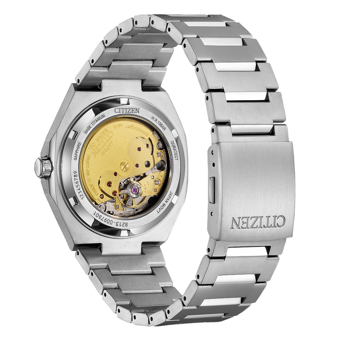 Citizen Automatic Titanium Zenshin Mechanical Men's Light Blue Dial Watch | NJ0180-80M