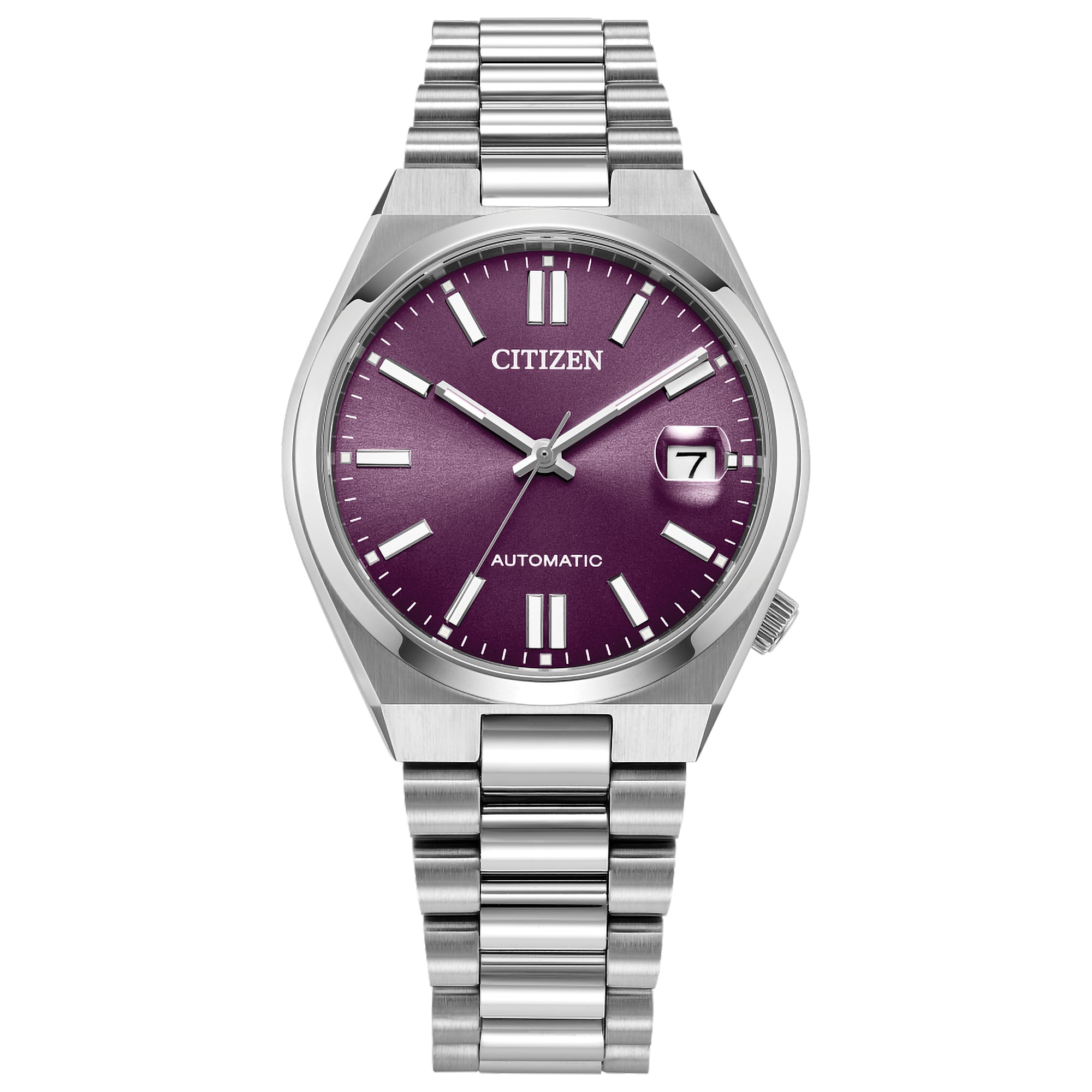 【新品】両手！最高級シルク100％★ビッグフラッター★紫ピンク橙 Citizen Tsuyosa 37mm Purple Dial Watch | NJ0200-50W – Ann-Louise