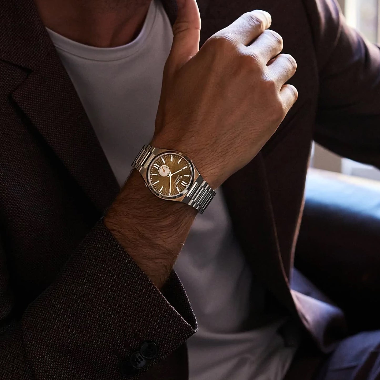 Citizen Automatic Tsuyosa Small Seconds Green Dial Watch NK5010