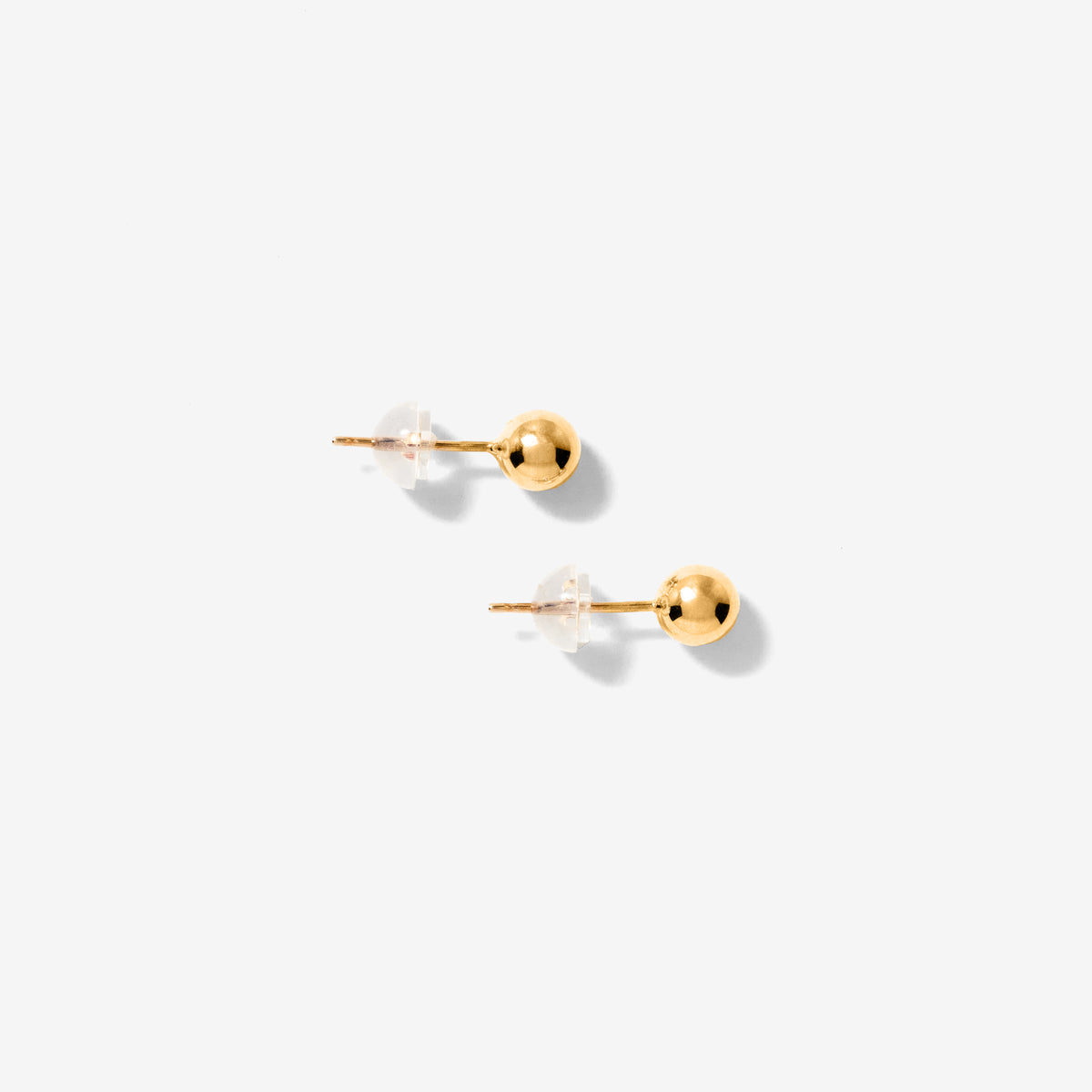 5mm Ball Stud Earrings in 10K Yellow Gold
