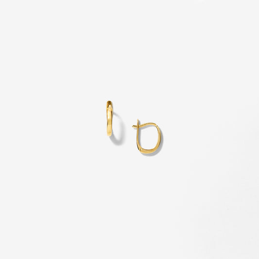 Leverback Earrings in 10K Yellow Gold