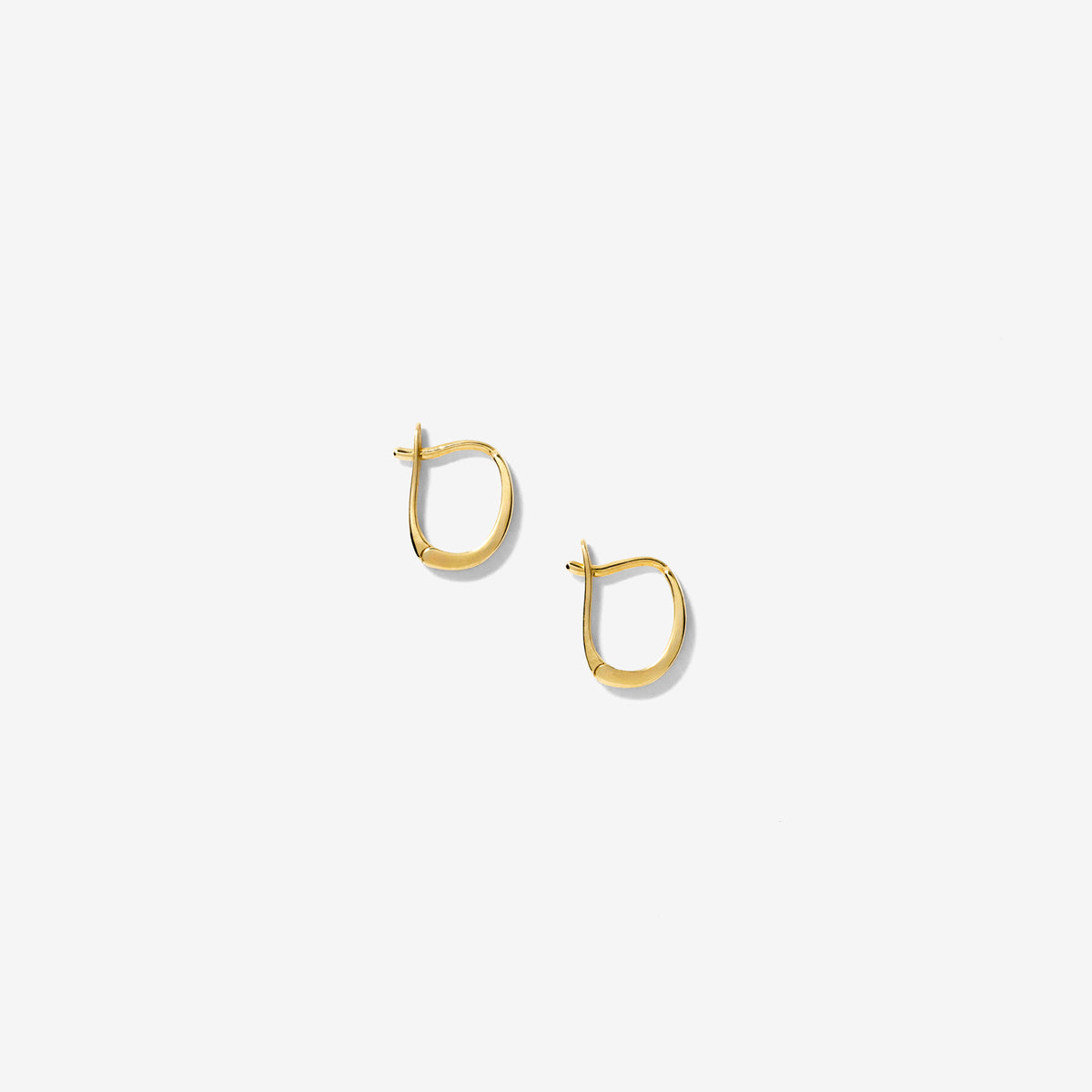 Leverback Earrings in 10K Yellow Gold