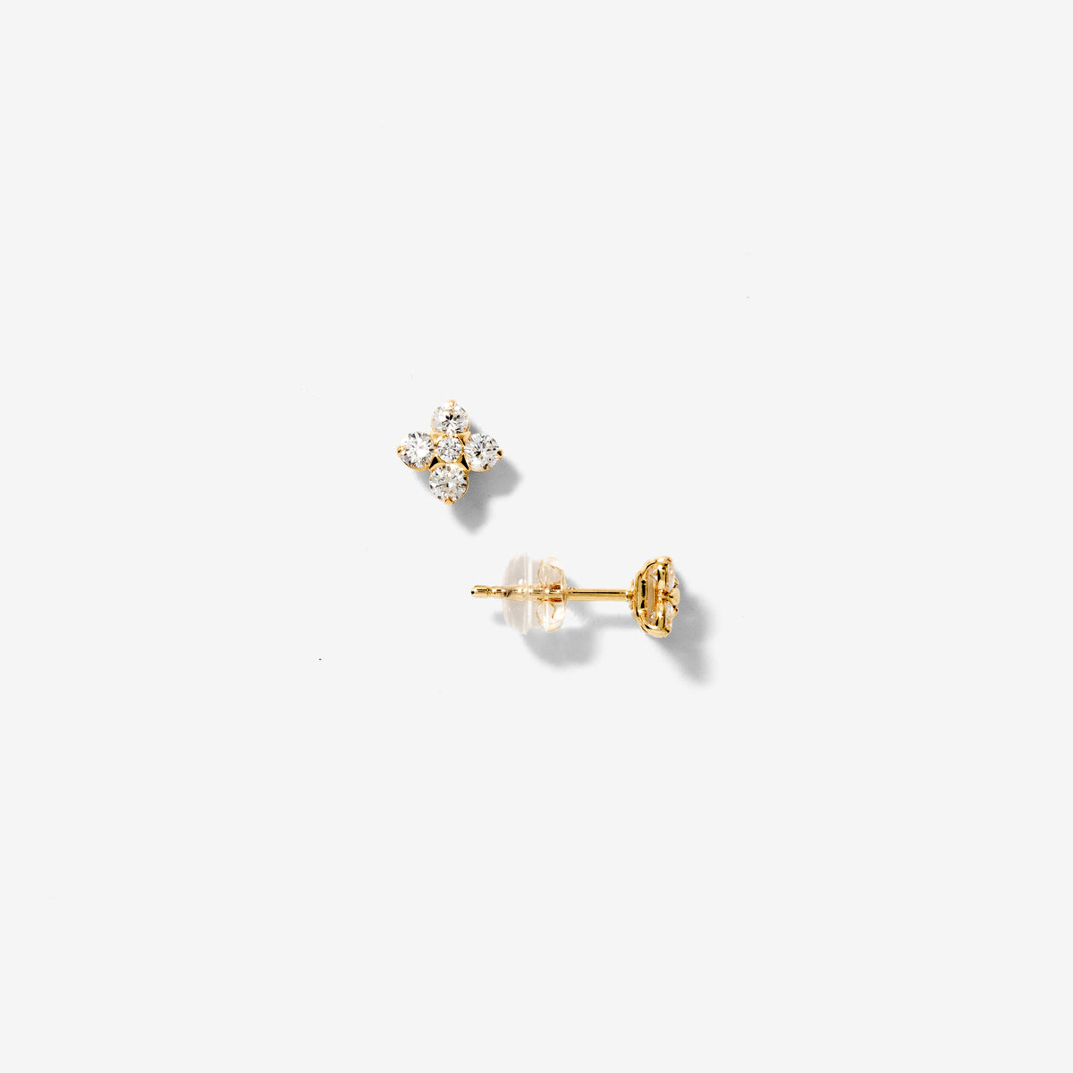 Lab Grown Diamond Stud Earrings in 10K Yellow Gold (0.50 ct tw)