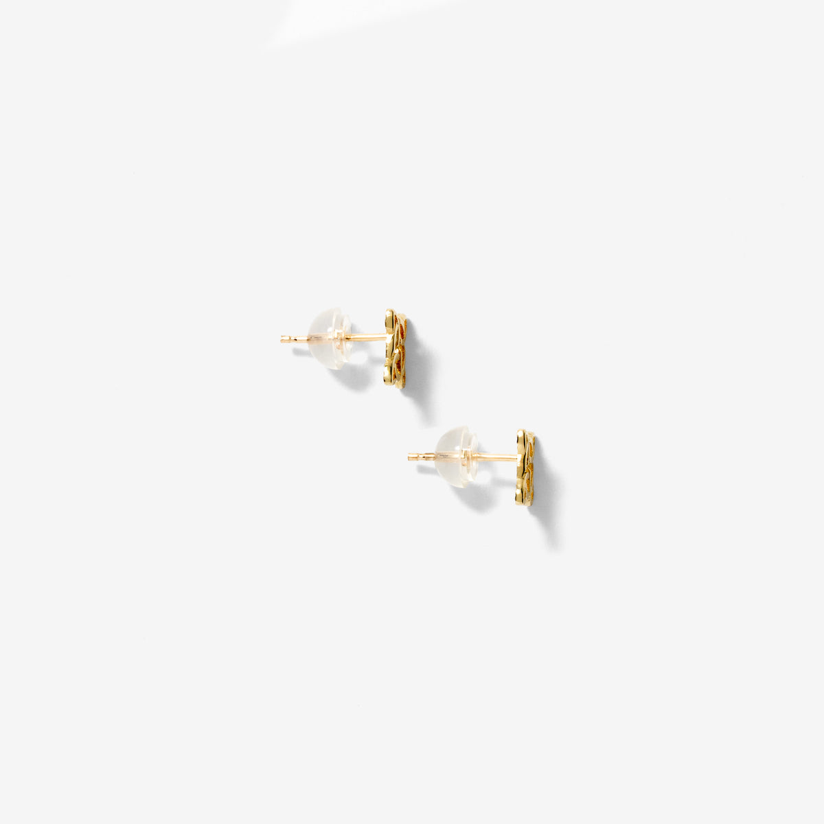 Celtic Stud Earrings in 10K Yellow Gold
