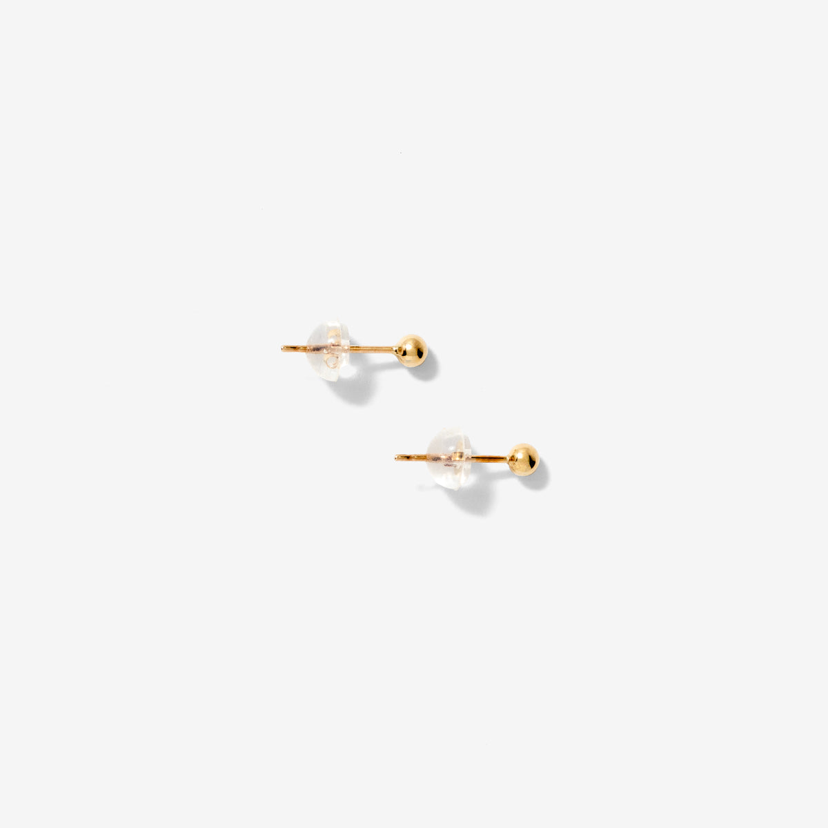 3mm Ball Stud Earrings in 10K Yellow Gold