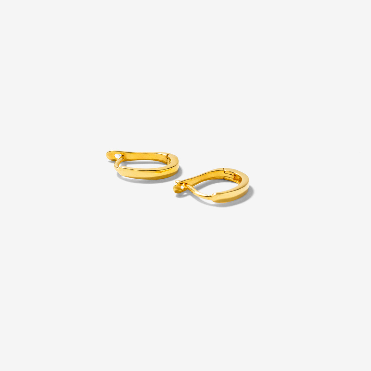 Leverback Earrings in 10K Yellow Gold