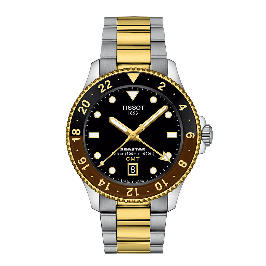 Tissot Seastar 1000 Quartz GMT 40mm Watch | T1208522205100 – Ann