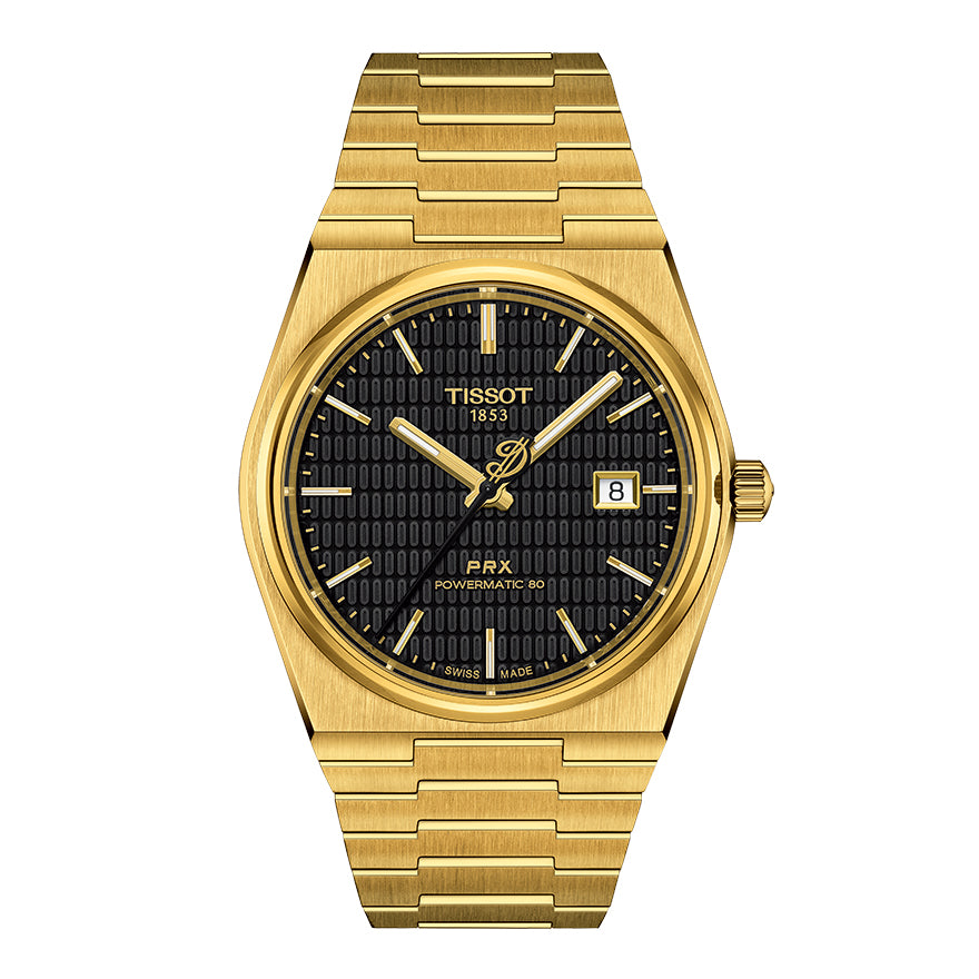 【稼動品】Tissot PRX デイミアン リラード　ゴールド　ディミアン Tissot PRX Powermatic 80 Damian Lillard Special Edition