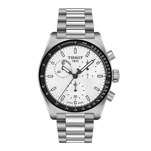 Tissot PR516 White Dial 40mm Watch | T1494171101100