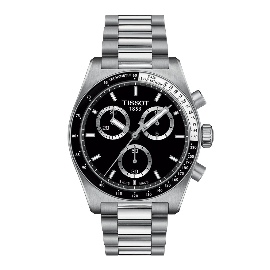 Tissot PR516 Chronograph Black Dial Quartz 40mm | T149.417.11.051.00