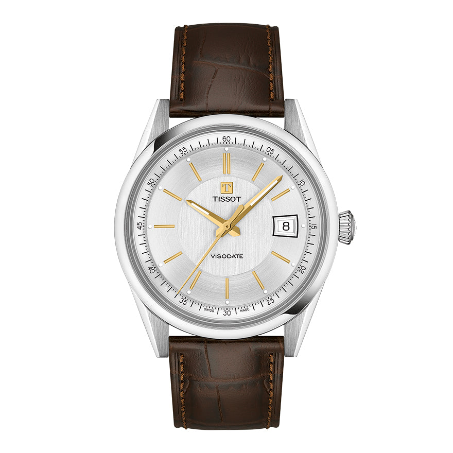 Tissot Visodate Silver Dial 39mm Watch | T1574071603100