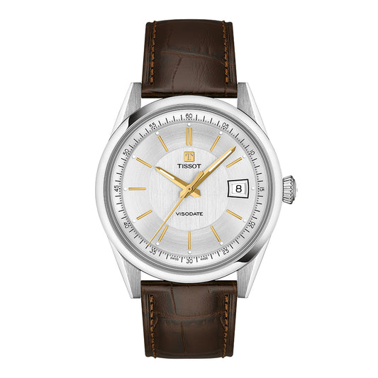Tissot Visodate Silver Dial 39mm Watch | T1574071603100