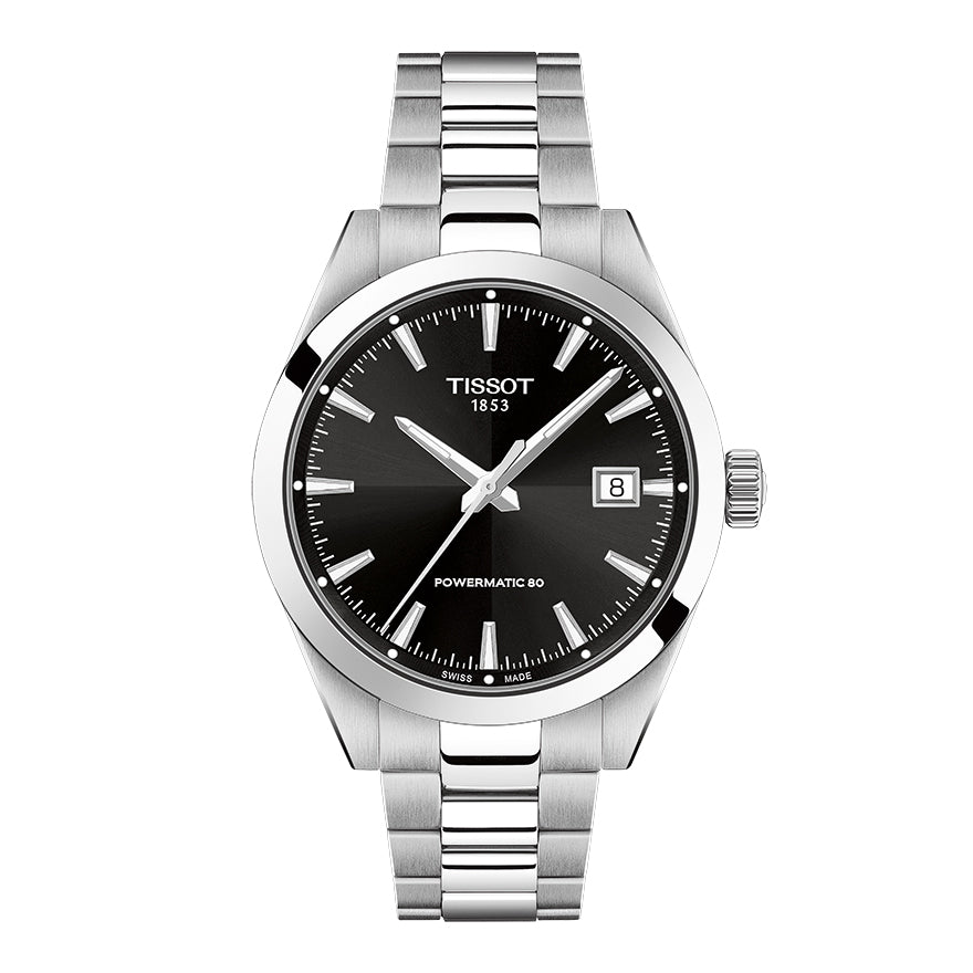 Tissot Gentleman Black Dial 38mm Watch | T1658071105100