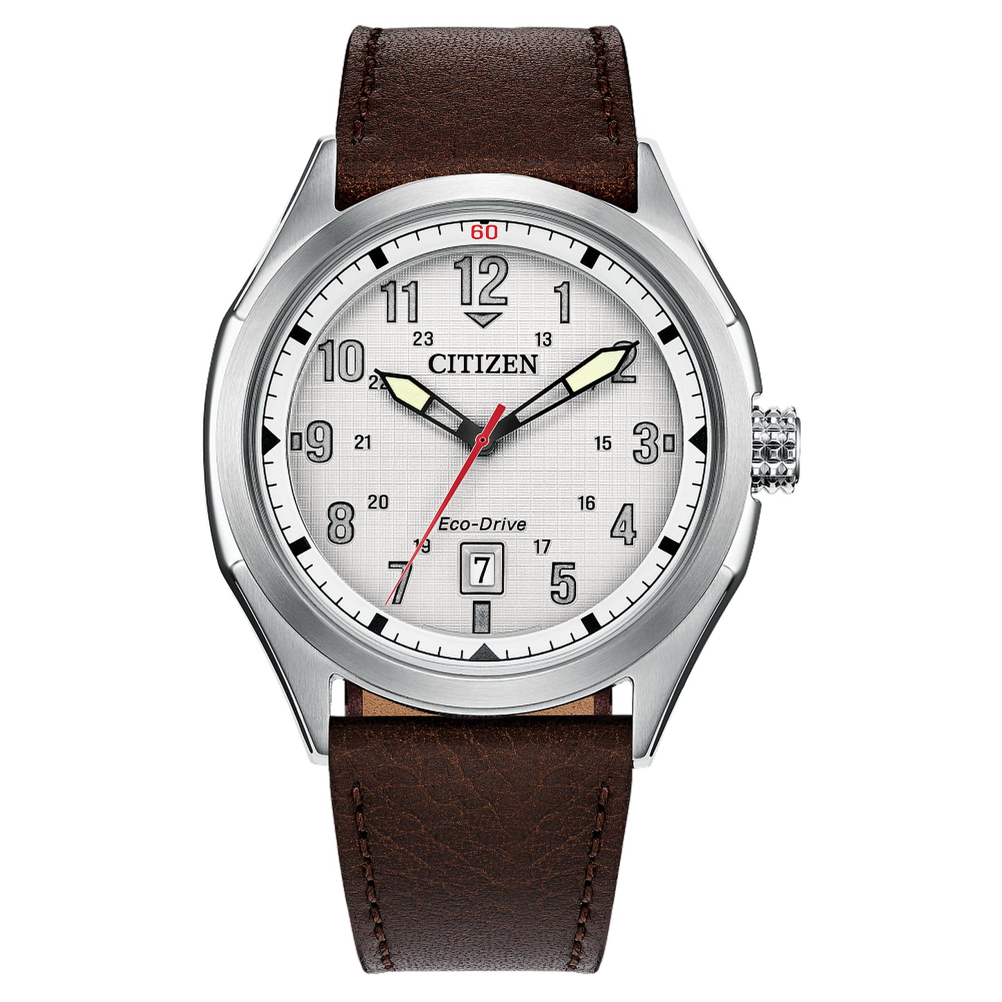 Citizen Eco-Drive Terra Force Silver-Tone Dial Watch | AW1890-19B