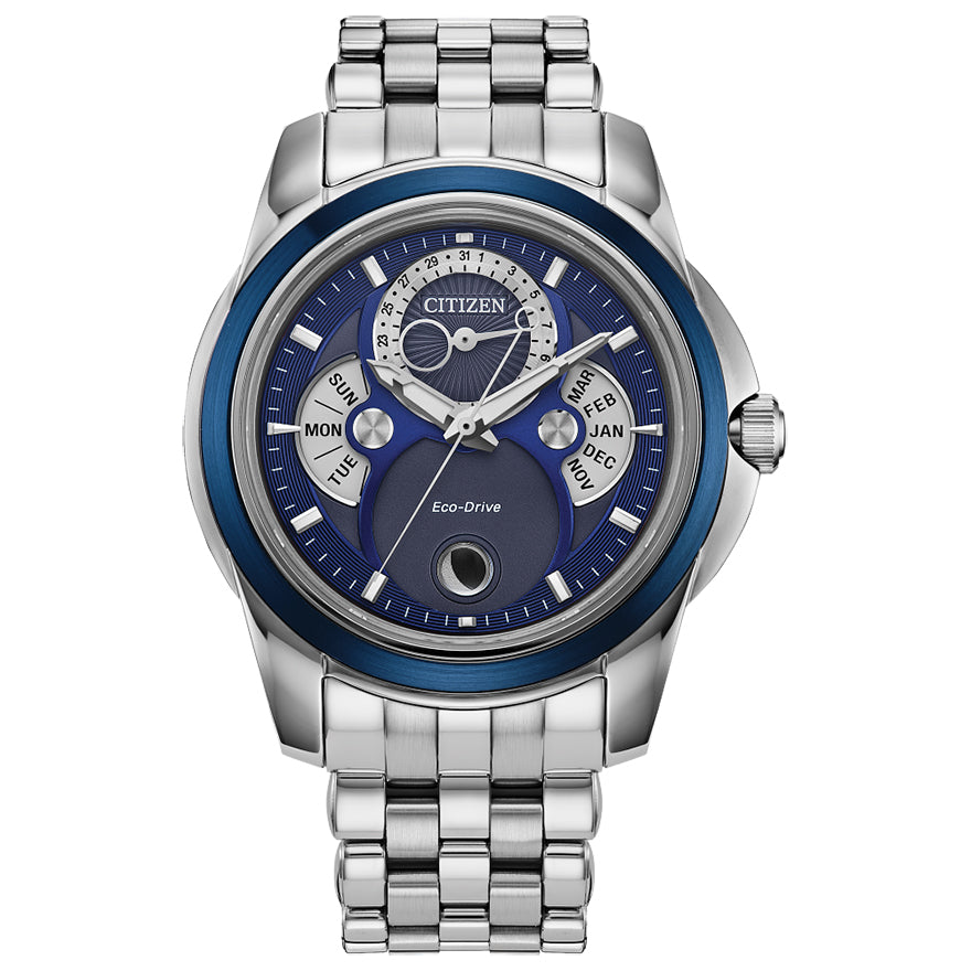 Citizen Eco-Drive Calendrier Blue Dial Watch | BU0088-51H