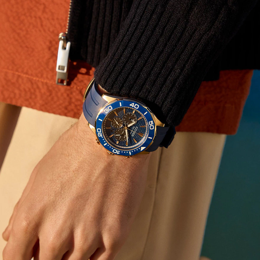 Citizen Eco-Drive Endeavor Chrono Blue Dial Watch | CA4733-00L