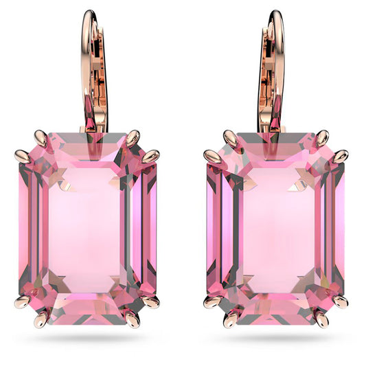 Swarovski Millenia Pink Octagon Cut Earrings | 5619502