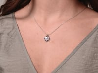 Lumina Ideal Cut Diamond 18K Pendant in White Gold (0.53ct tw)