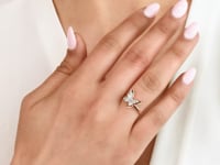 Butterfly Ring in 10K Yellow and White Gold (0.13 ct tw) – Ann