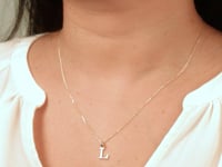 "L" Initial Pendant in 10K Yellow Gold