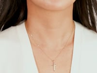 14K Yellow Gold Cross Pendant