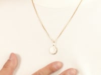 Round Saint Christopher Medal Charm in 10K Italian Yellow Gold