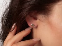 Hollow Hoop Earrings in 10K Yellow Gold