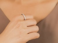 Lab Grown Diamond Anniversary Band 14K White Gold (0.50 ct tw)