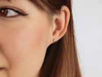 Star Stud Earrings in 10K Yellow Gold
