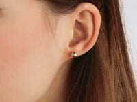 Ball Stud Earring in 10K Yellow Gold