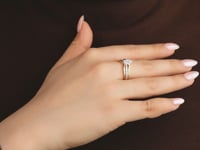 Diamond Cluster Ring 10K Yellow Gold (0.36 ct tw)