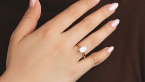 Lab Grown Emerald Cut Diamond Engagement Ring 14K Yellow Gold (2.07