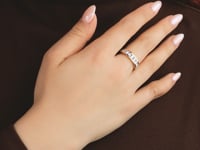 Lab Grown Diamond Channel Set Anniversary Ring 10K Yellow Gold (1.0