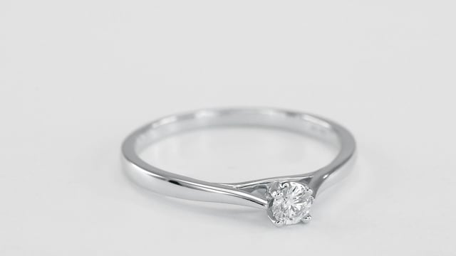 10K White Gold Diamond Promise Ring 0.12 ct tw Ann Louise