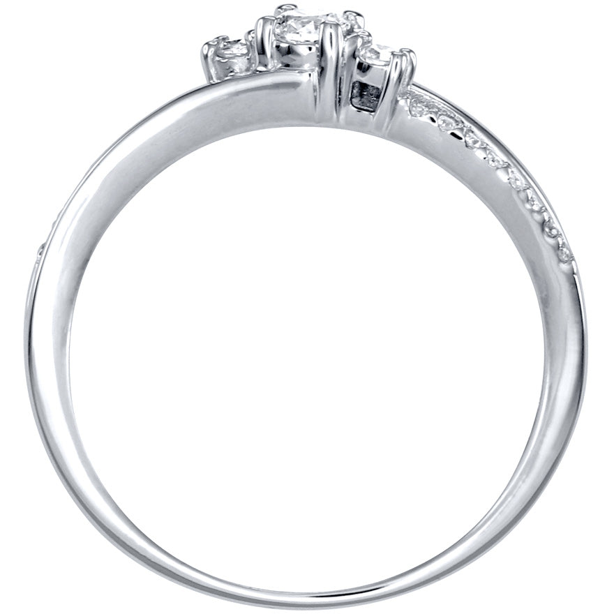 Diamond Promise Ring 10K White Gold (0.20ct tw)