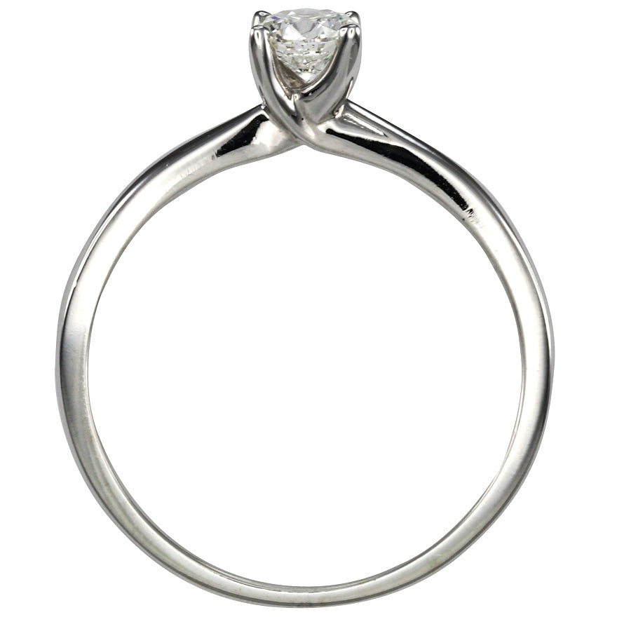 Diamond Solitaire Ring in 14K White Gold (0.30ct tw)