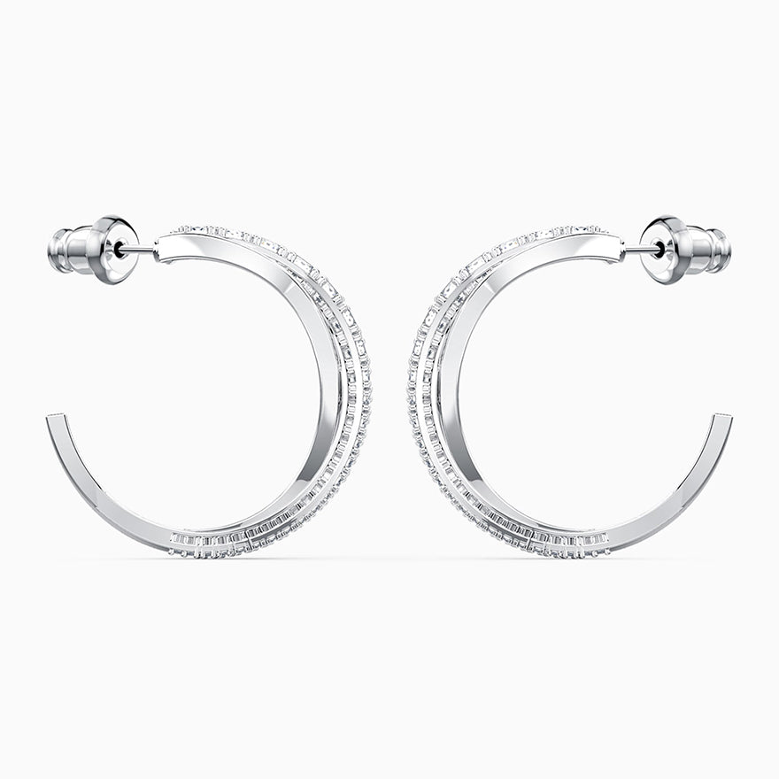 Swarovski mini hoop pierced on sale earrings