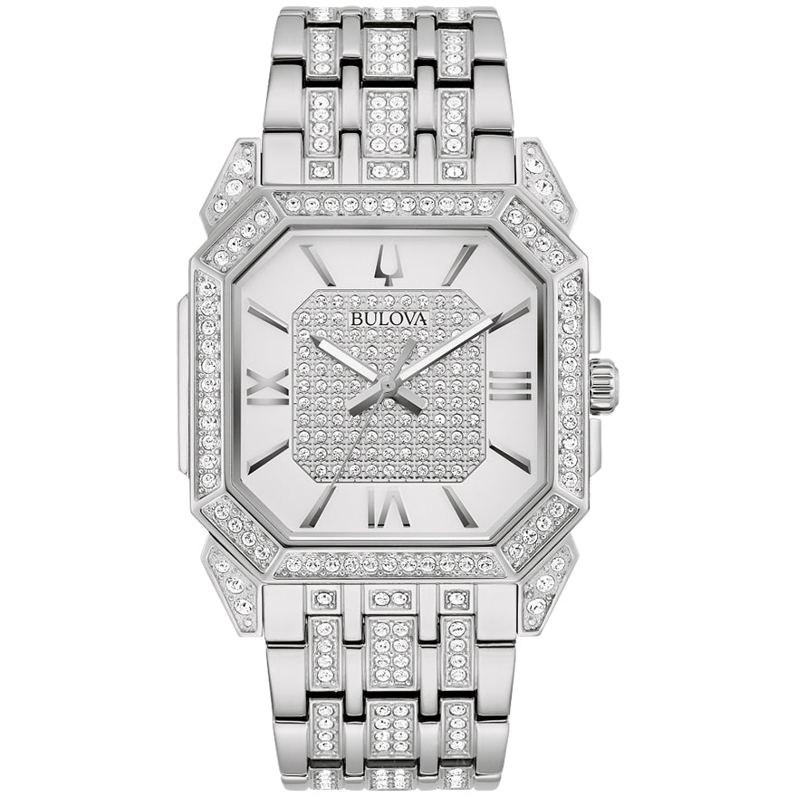 Bulova Octava Dress Crystal Watch | 96A285