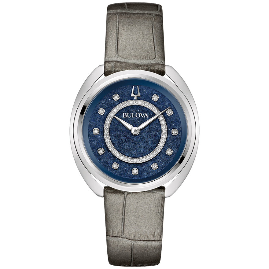 Blue dial women's watch best sale